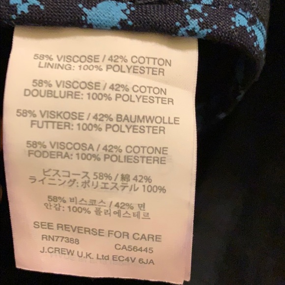 J CREW purple jacquard skirt - Picture 5 of 5